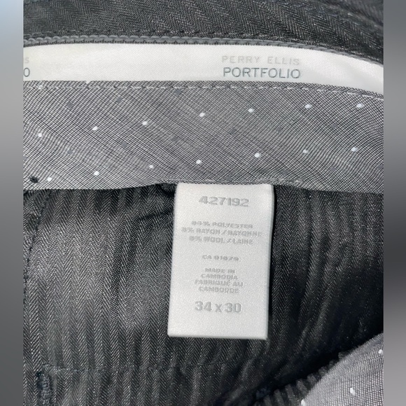 Men’s Perry Ellis black dress pants - Picture 5 of 5